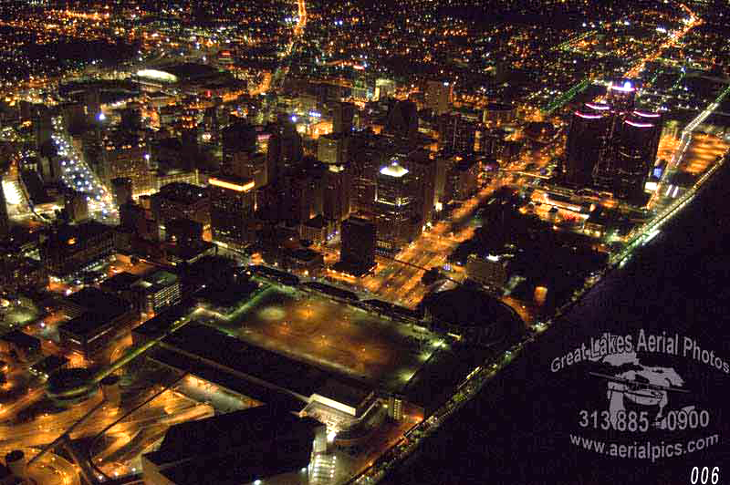 Detroit Skyline At Night ©2011  