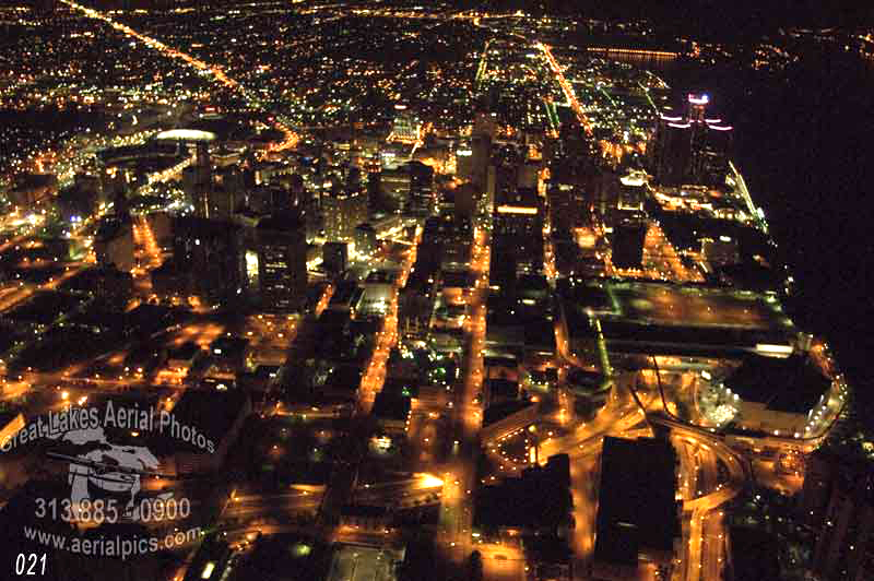 Detroit Skyline At Night ©2011  