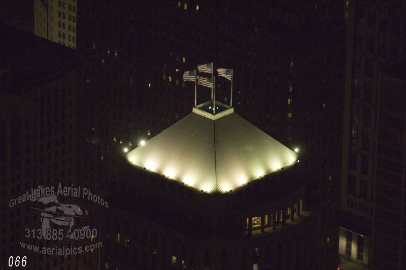 150 West Jefferson, Detroit Skyline At Night ©2011  