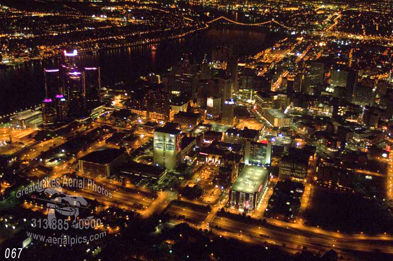 Detroit Skyline At Night ©2011