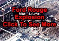 Aerial Images of the Ford Motor complex after a Power House Boiler Explosion